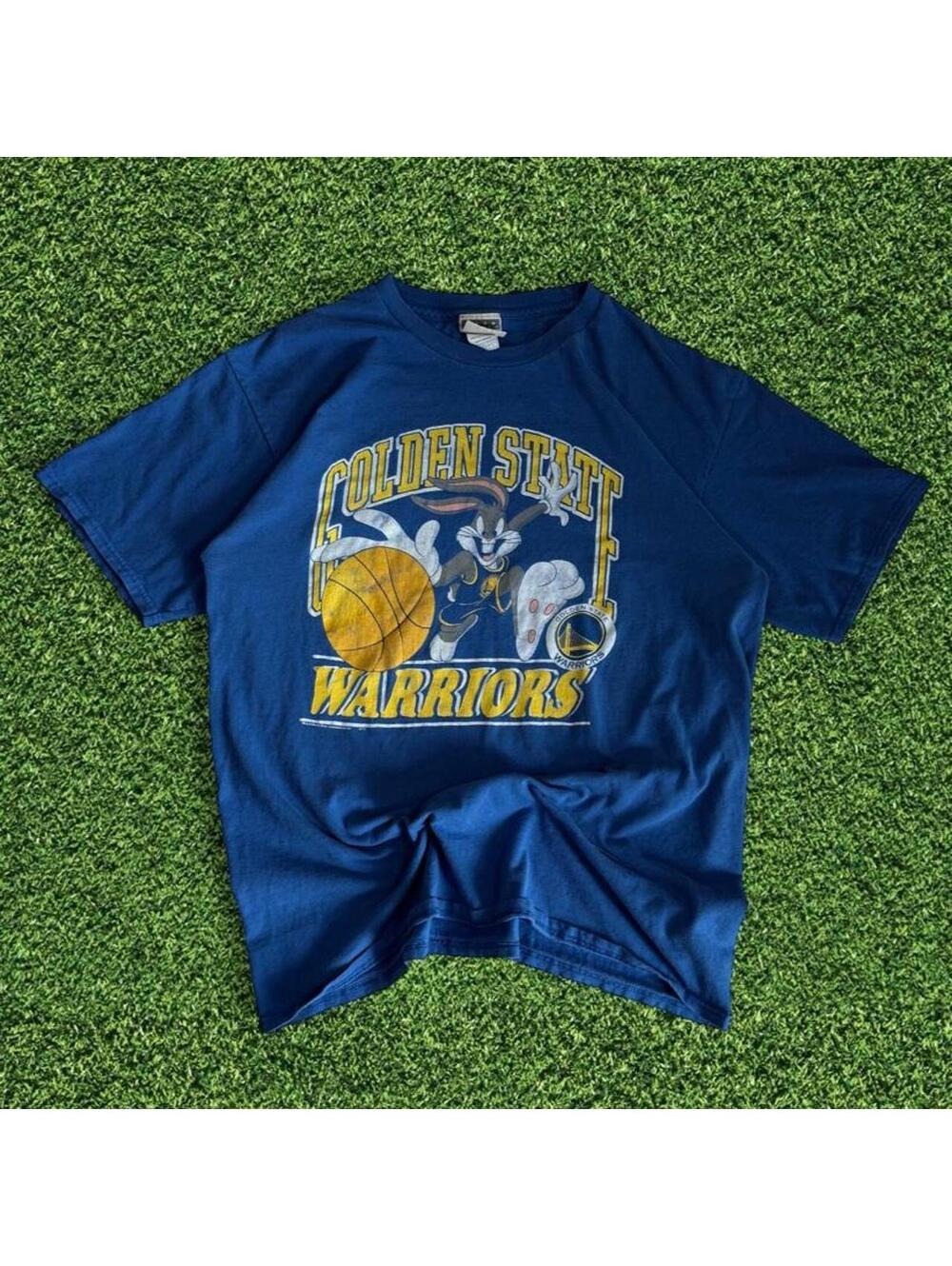 Vintage Junk Food Golden State Warriors Bugs Bunny T-Shirt Size L